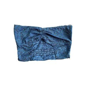 Free People Intimately Storm Bandeau Tube Lace Strapless Stretch Bralette S